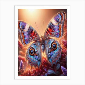 Butterfly In The Sun Art Print