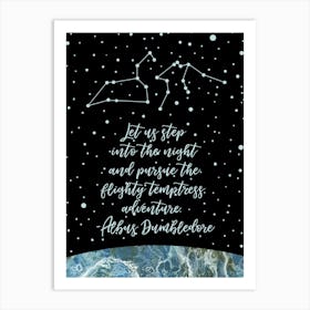 Leo - Aquarius Couple Art Art Print