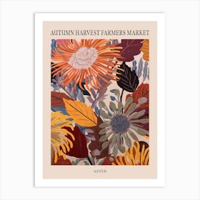 Fall Botanicals Aster 3 Poster Art Print