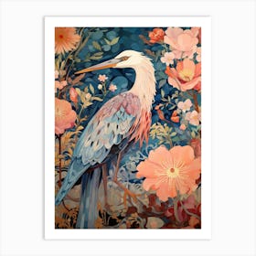 Great Blue Heron 5 Detailed Bird Painting Art Print