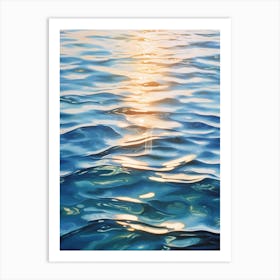 Sunset In The Sea Art Print