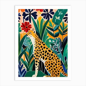 Cheetah In The Jungle Art Print