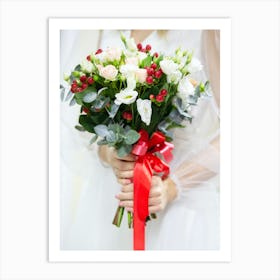 Wedding Bouquet Art Print