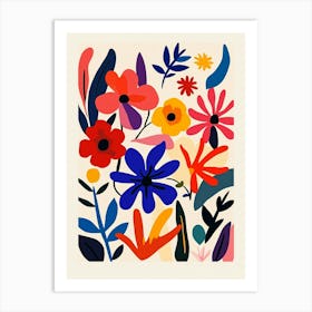 Colorful Flowers 5 Art Print