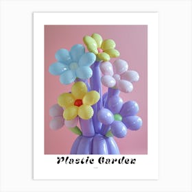 Dreamy Inflatable Flowers Poster Lilac 1 Art Print