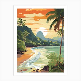 Anse Chastanet Beach St Lucia 1 Art Print