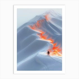 Lava Flow Art Print