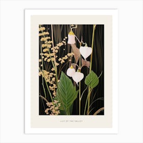 Flower Illustration Lily Of The Valley 2 Poster Art Print
