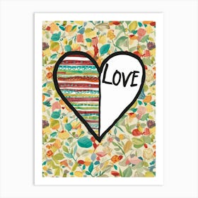 Love In The Heart Art Print