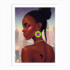 Portrait Of An African Woman Art Print