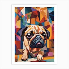 Pug Painting 1 Art Print