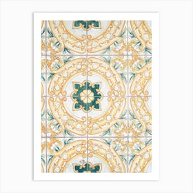 Capri Island Tiles Art Print