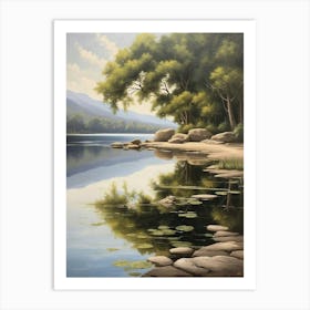 Reflections In The Water Art Print