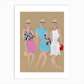 Fashion Week Squad Art Print