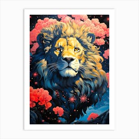 Lion In The Sky Art Print