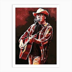 Neil Young 11 Art Print