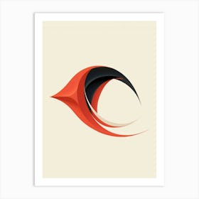 Fish Minimalist Abstract 4 Art Print