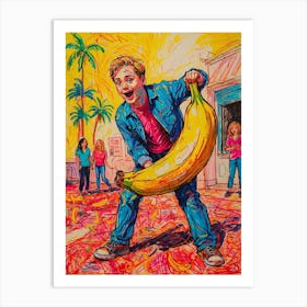 Banana Boy 3 Art Print