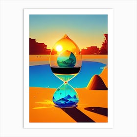 Hourglass 13 Art Print