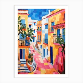 Alicante Spain 3 Fauvist Painting Art Print