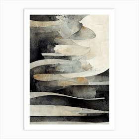 Abstract Art With Strokes 2 Art Print