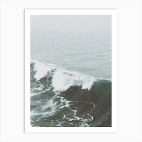 Big Ocean Waves Art Print