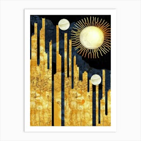 City In The Sun Art Print