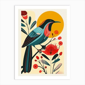 Bird On A Branch 4 Art Print