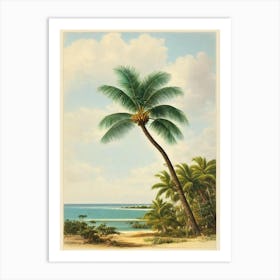 Putty Beach Australia Vintage Art Print