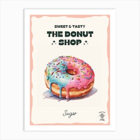 Sugar Donut The Donut Shop 0 Art Print