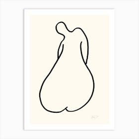 Grace In Simplicity Nude Art Print