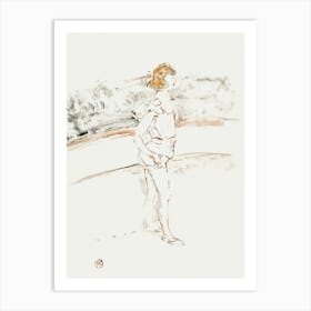 Young Acrobat In The Arena , Henri de Toulouse-Lautrec Art Print