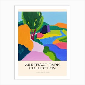 Abstract Park Collection Poster Karlsaue Park Kassel 1 Art Print