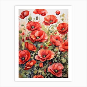 Poppies 2 Art Print