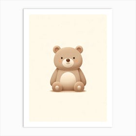 Teddy Bear Nursery Baby Print Art Print