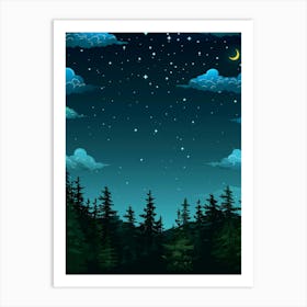 Night Sky 4 Art Print