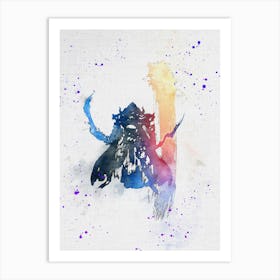 Final Fantasy Watercolor 11 Art Print