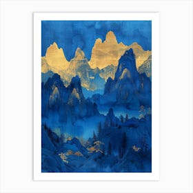 Chinese Mountains 76 Art Print