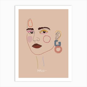 Portrait Of A Woman Art Print