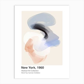 World Tour Exhibition, Abstract Art, New York, 1960 4 Art Print