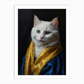 Portrait Of A Cat 3 Art Print