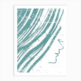 Abstract Of A Woman Art Print