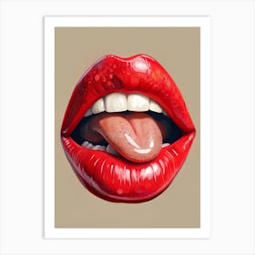 Sexy Lips Art Print