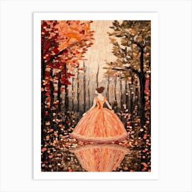 Girl By The Lake Art Print