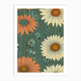 Daisies Art Print