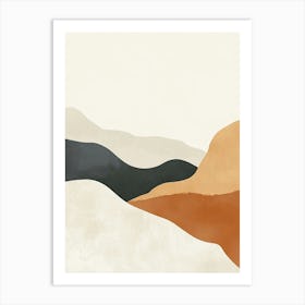 Abstract Landscape Canvas Print Art Print