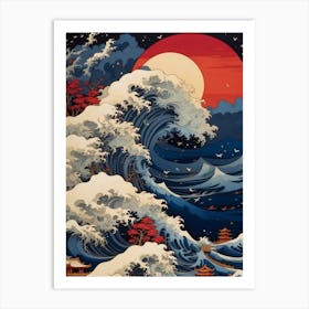 Great Wave Off Kanagawa Art Print