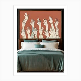 Hands Up Art Print