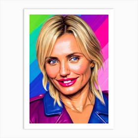 Cameron Diaz Pop Movies Art Movies Art Print