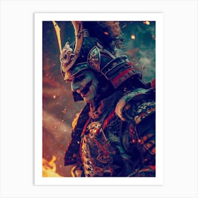 Samurai Warrior 6 Art Print